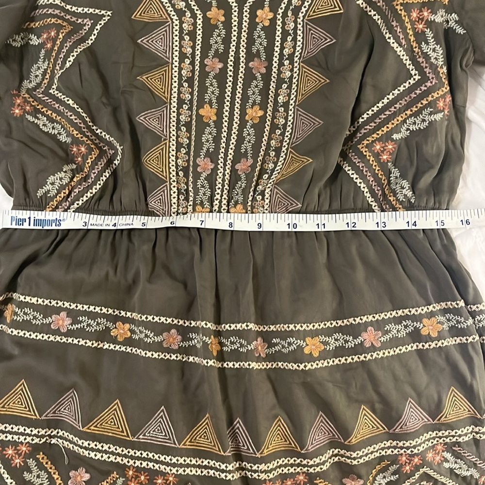 Almost Pink Boho dress size large - Picture 9 of 10